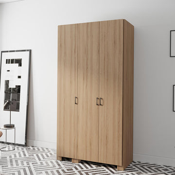 ארון בגדים 3 דלתות גדול דגם הום 120X240